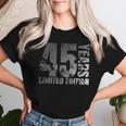 45歳 男性 ギフト 45歳の誕生日プレゼント 女性用 レディースTシャツ 彼女への贈り物