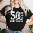50歳 男性 ギフト 50歳 誕生日プレゼント 女性用 レディースTシャツ 彼女への贈り物