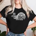 80歳の誕生日 メンズギフト 80歳 女性用 80年 8月 1943 レディースTシャツ 彼女への贈り物