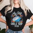 Awhip It's A Girls Trip 2026 マッチング クルーズ旅行 バケーション レディースTシャツ 彼女への贈り物