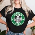 Cheer Girl 面白いチアリーダーグラフィック 女の子用 レディースTシャツ 彼女への贈り物