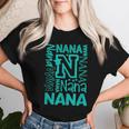 Cheery Nana Grandma レタープリント レディースTシャツ 彼女への贈り物