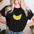 Dolce And Banana 面白いバナナ フルーツデザイン レディースTシャツ 彼女への贈り物