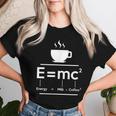 EMc2 Means Energy Milk X Coffee2 レディースTシャツ 彼女への贈り物