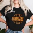 Flowlish GunmaExe_3_髙橋芙由子 レディースTシャツ 彼女への贈り物