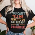 Father Daddy From Daughter Fathers Day レディースTシャツ 彼女への贈り物