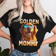 Golden Mommyゴールデン・ママ 母の日 ゴールデンレトリバー・ママ レディースTシャツ 彼女への贈り物