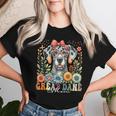Great Dane Mom Dog Lover Mother's Day Retro Floral Women Women T-shirt Gifts for Her