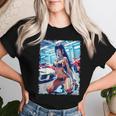Hot Girl On メンズ Hot Asian Girl 輸入モデル レディースTシャツ 彼女への贈り物