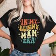 In My Bunny Mom Era ヴィンテージ イースターデー 母の日 レディースTシャツ 彼女への贈り物