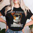 Jack Russell Mommyジャック・ラッセル ママ 母の日 お母さん ジャック・ラッセル・テリア レディースTシャツ 彼女への贈り物