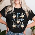 Mama Goose Coquette Bow Goose Lover Mom Mother's Day Women T-shirt Gifts for Her