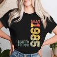 Mes Mayo 1985 Año 1985 Retro 1985Intage 1985 Desde 1985 Cuello Camiseta de mujer Regalos para ella