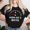 Mom Of 3 Boys Running On Empty Women T-shirt Gifts for Her