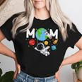 Mom Mommy Mother Space Astronaut Birthday Family Matching Women T-shirt Gifts for Her