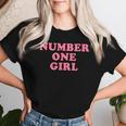 Number One Girl レディースTシャツ 彼女への贈り物