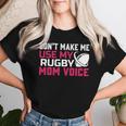 Rugby Don't Make Me Use My Rugby Momボイス。 長袖tシャツ レディースTシャツ 彼女への贈り物