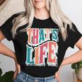 That Is Life Retro Groovyintage レディースTシャツ 彼女への贈り物