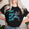 Thouhall Notteal Girls ソフトボールキャッチャー選手名言 レディースTシャツ 彼女への贈り物