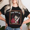 Vintage Horror Play With Me Haunted Ichimatsu Doll レディースTシャツ 彼女への贈り物