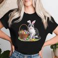 イースターデー 猫 バニー 耳 卵 イースター ウサギ 男性 女性 キッズ レディースTシャツ 彼女への贈り物