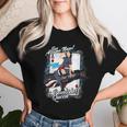 ピンナップ セクシーガールギフト 男性またはピンナップラバー、Bombshell Queen レディースTシャツ 彼女への贈り物