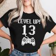レベルアップ 13歳 誕生日プレゼント 男の子 女の子 レディースTシャツ 彼女への贈り物