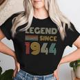 ヴィンテージ 1944 81 歳の誕生日プレゼント 男性 女性 81 歳 レディースTシャツ 彼女への贈り物