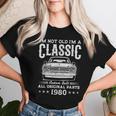 ヴィンテージ 1980 45 歳の誕生日プレゼント 男性 女性 45 歳 レディースTシャツ 彼女への贈り物