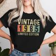 ヴィンテージ 1985 40歳の誕生日プレゼント 男性 女性 40歳 レディースTシャツ 彼女への贈り物