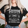 ヴィンテージ 63歳の誕生日プレゼント 1962年 男性 女性 63歳 レディースTシャツ 彼女への贈り物