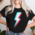 稲妻デザイン キッズ 男の子 女の子 女性 男性 グラフィック レディースTシャツ 彼女への贈り物
