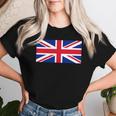 素晴 イギリス国旗 British Flag ユニオンジャック 旗 男性用、女性用 レディースTシャツ 彼女への贈り物