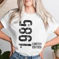 40歳の誕生日 男性 女性 40歳 1985年 誕生日プレゼント レディースTシャツ 彼女への贈り物
