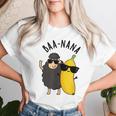 Baa-Nana おもしろバナナ羊しゃれ レディースTシャツ 彼女への贈り物