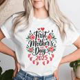 First Mother’S Day Est 2025 Cute New Mom Flowers Women T-shirt Gifts for Her