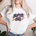 Girl Comicuper Retro Cool 長袖tシャツ レディースTシャツ 彼女への贈り物