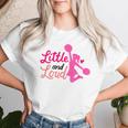 Little And Loud チアリーダー コスチューム チアリーディング 女の子 レディースTシャツ 彼女への贈り物