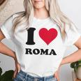 I Love Roma レディースTシャツ 彼女への贈り物