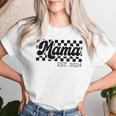 For New Mom Retro Checkered Mama Est 2024 Women T-shirt Gifts for Her