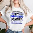 My Bowling 言い訳 おもしろボーリングギフト レディースTシャツ 彼女への贈り物