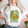 My Kind Ofocial Circle Plantkeleton ユーモア レディースTシャツ 彼女への贈り物