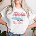 Team Flamingo キュート フラミンゴシャツ 素晴らしい夏用シャツ レディースTシャツ 彼女への贈り物