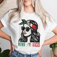 Woman Viva Mexico Flag Cinco De Mayo Mexican Girls Women T-shirt Gifts for Her