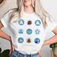 「Twin Bee」9 Circles レディースTシャツ 彼女への贈り物
