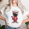 カナダデー 面白い クール 黒猫 カナダ国旗 キッズ 女の子 男の子 レディースTシャツ 彼女への贈り物