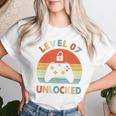 キッズ Level 7 Unlocked 7Th Birthday Gamer For Boys & Girl レディースTシャツ 彼女への贈り物