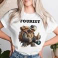 ツーリスト ウミガメ 家族 男性 女性 男の子 女の子 キッズ 大人 長袖tシャツ レディースTシャツ 彼女への贈り物