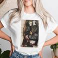 フリンジ付きの毛布の上の二人の女の子 エゴン・シーレ作 1911 長袖tシャツ レディースTシャツ 彼女への贈り物