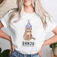 傘寿祝い 猫好き 男性 女性 傘寿 お祝い 80歳 かわいい ねこ おしゃれ 猫 黄色 レディースTシャツ 彼女への贈り物